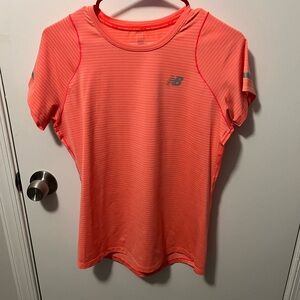 New Balance Women's Bright Coral Short Sleeve Tee
